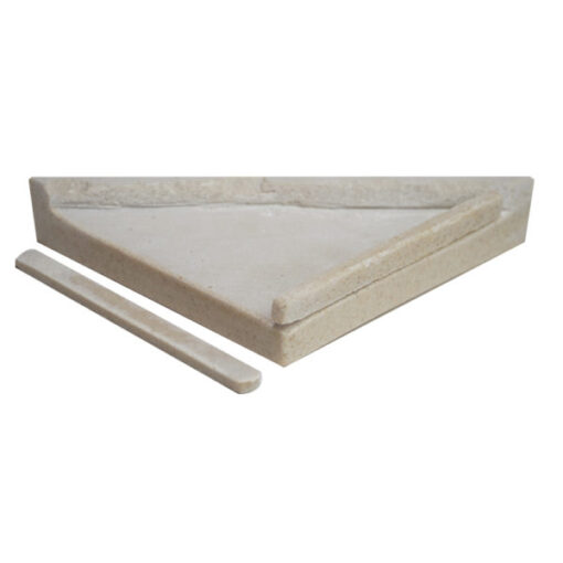 Cultured Marble 7″ Shower Wall Mount Corner Shelf – 70% Off