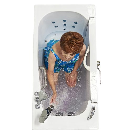 Transfer26 Outward Swing Door Wheelchair Accessible Acrylic Walk-in Bathtub – 26″w X 52″l (66cm X 132cm)