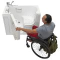 Transfer26 Outward Swing Door Wheelchair Accessible Acrylic Walk-in Bathtub – 26″w X 52″l (66cm X 132cm)