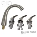 Brushed Nickel Faucet Mixer