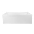 Bali Acrylic Freestanding Rectangular Infusion™ Microbubble Therapy Bathtub – 50% Off