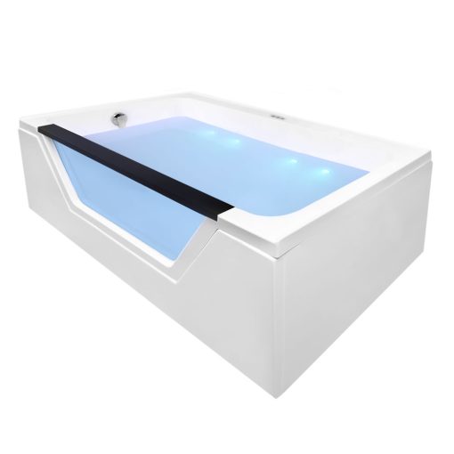 Ella Fiji Acrylic Alcove Infusion™ Microbubble Therapy 36″x66″ Bathtub – Soaking Depth To Overflow Center 16″ – 60% Off