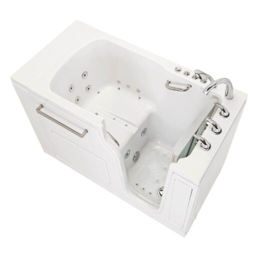 Clearance Ultra Acrylic Walk-In Tub 30″x52″ (76cmx132cm), Dual Drain Technology RH door and drain. Serial #M1555 - ultra acrylic walk in tub 30x52 sn m1555 2 |