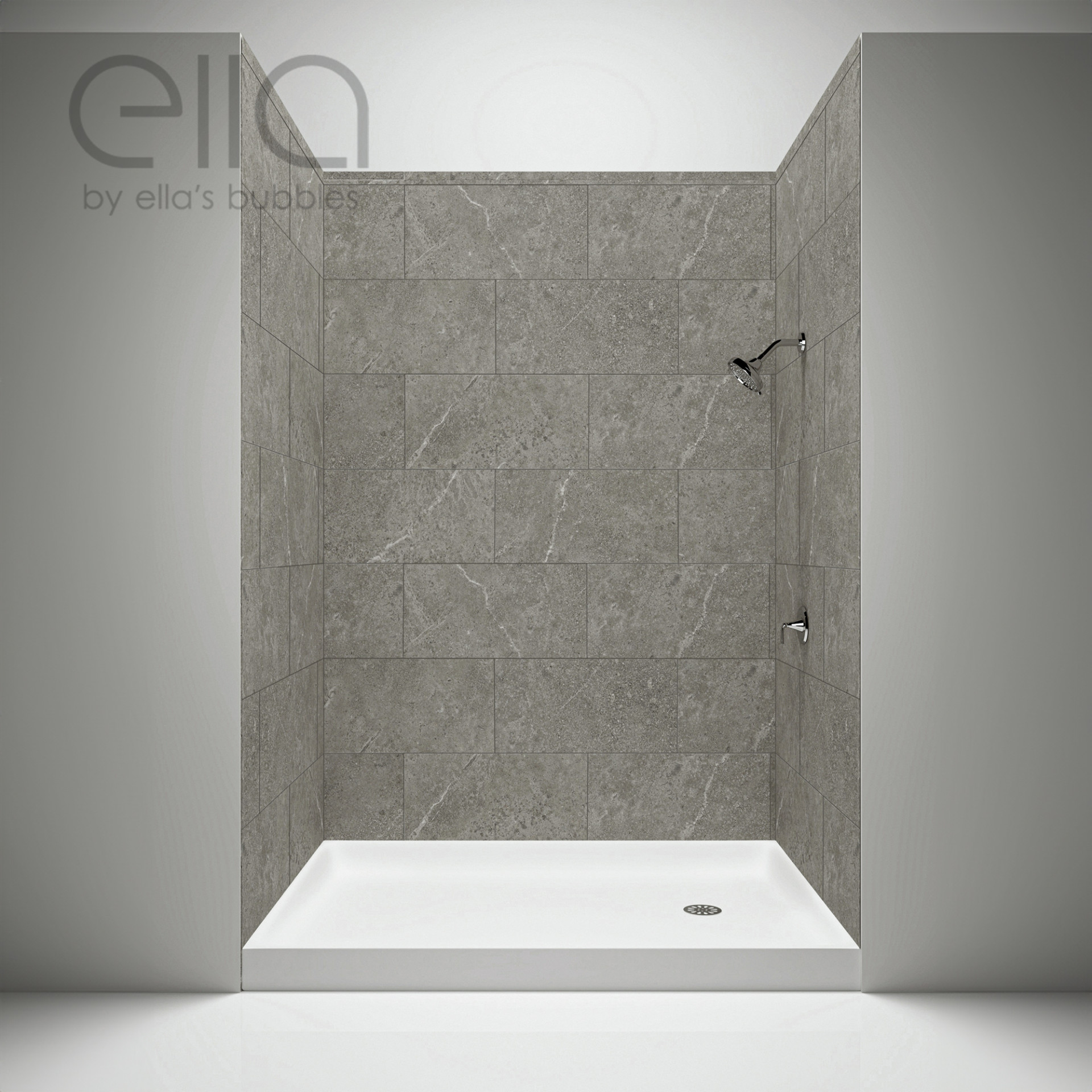 Barrier Free Accessible Shower Kits - corintia marble Tile shower 2 |