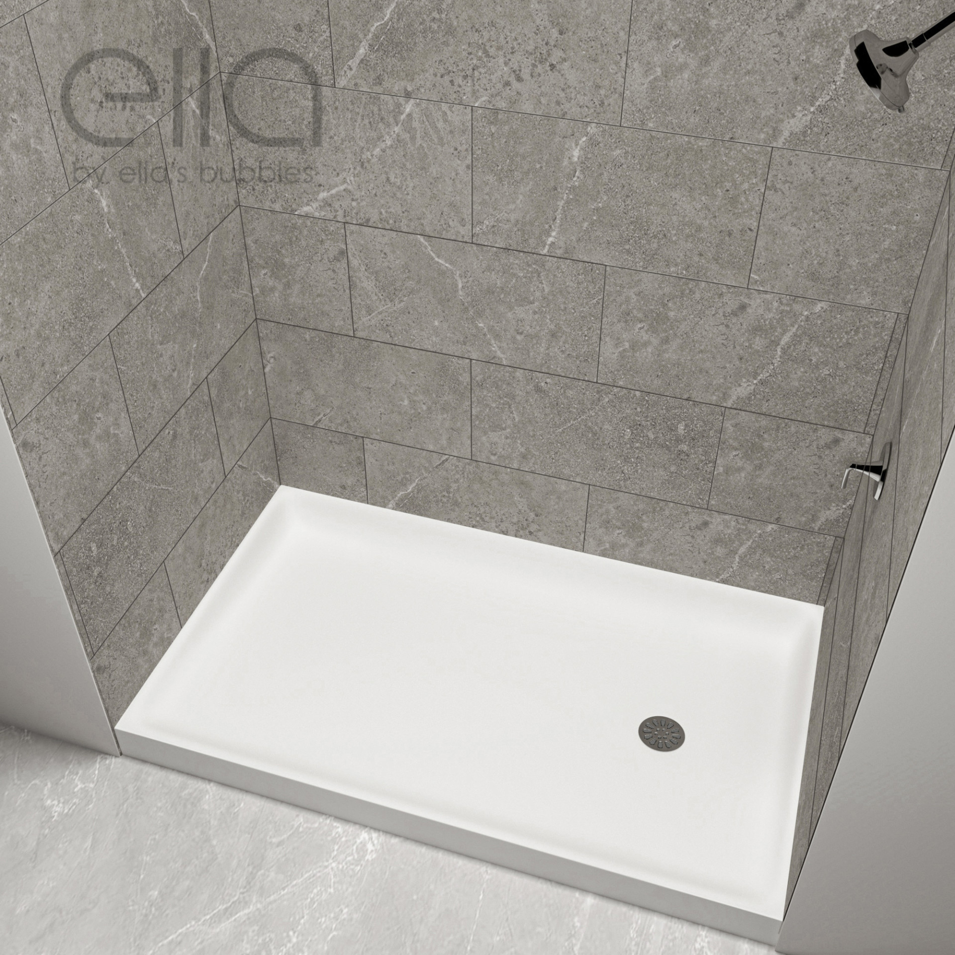 Barrier Free Accessible Shower Kits - corintia marble Tile shower 1 |