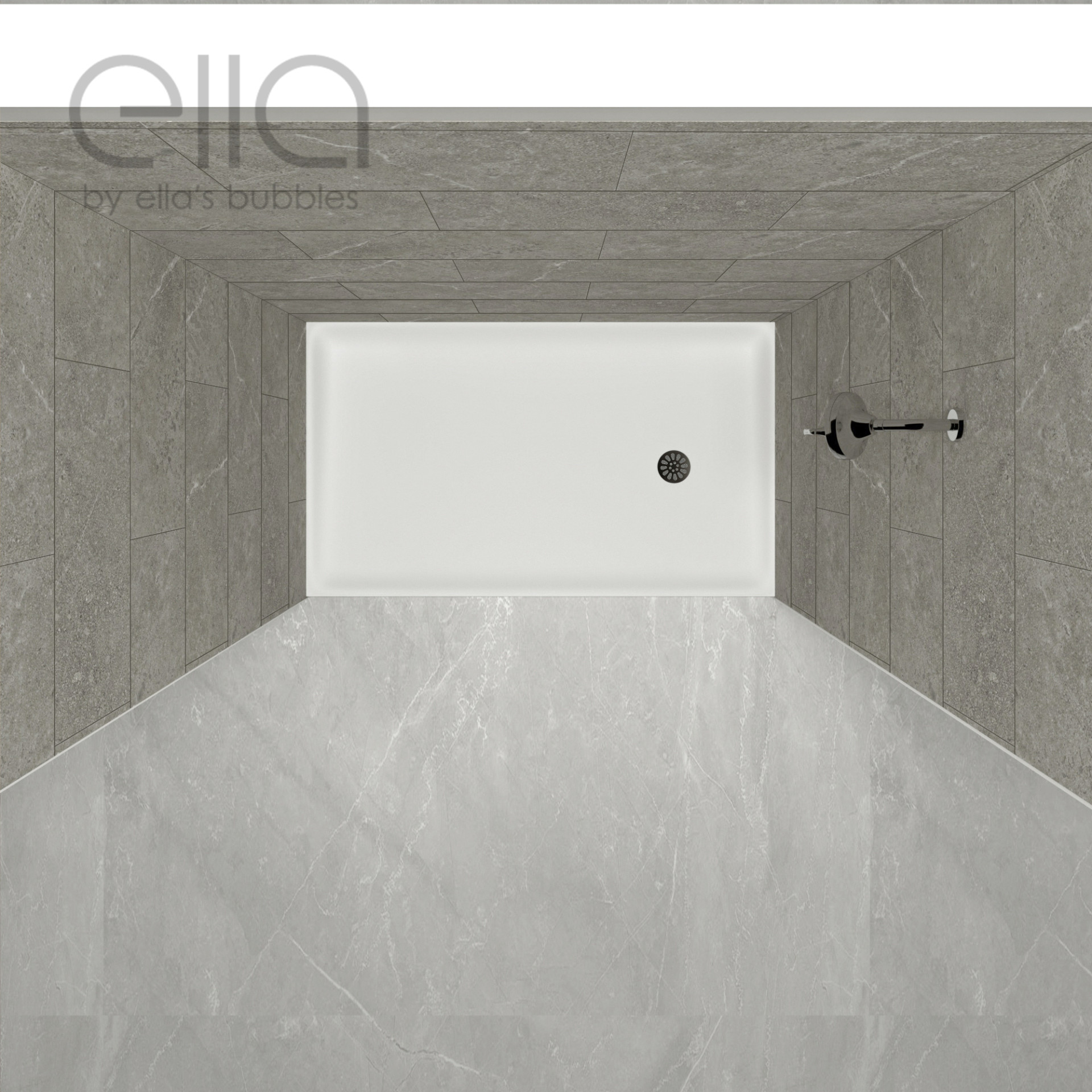 Barrier Free Accessible Shower Kits - corintia marble Tile shower 5 |